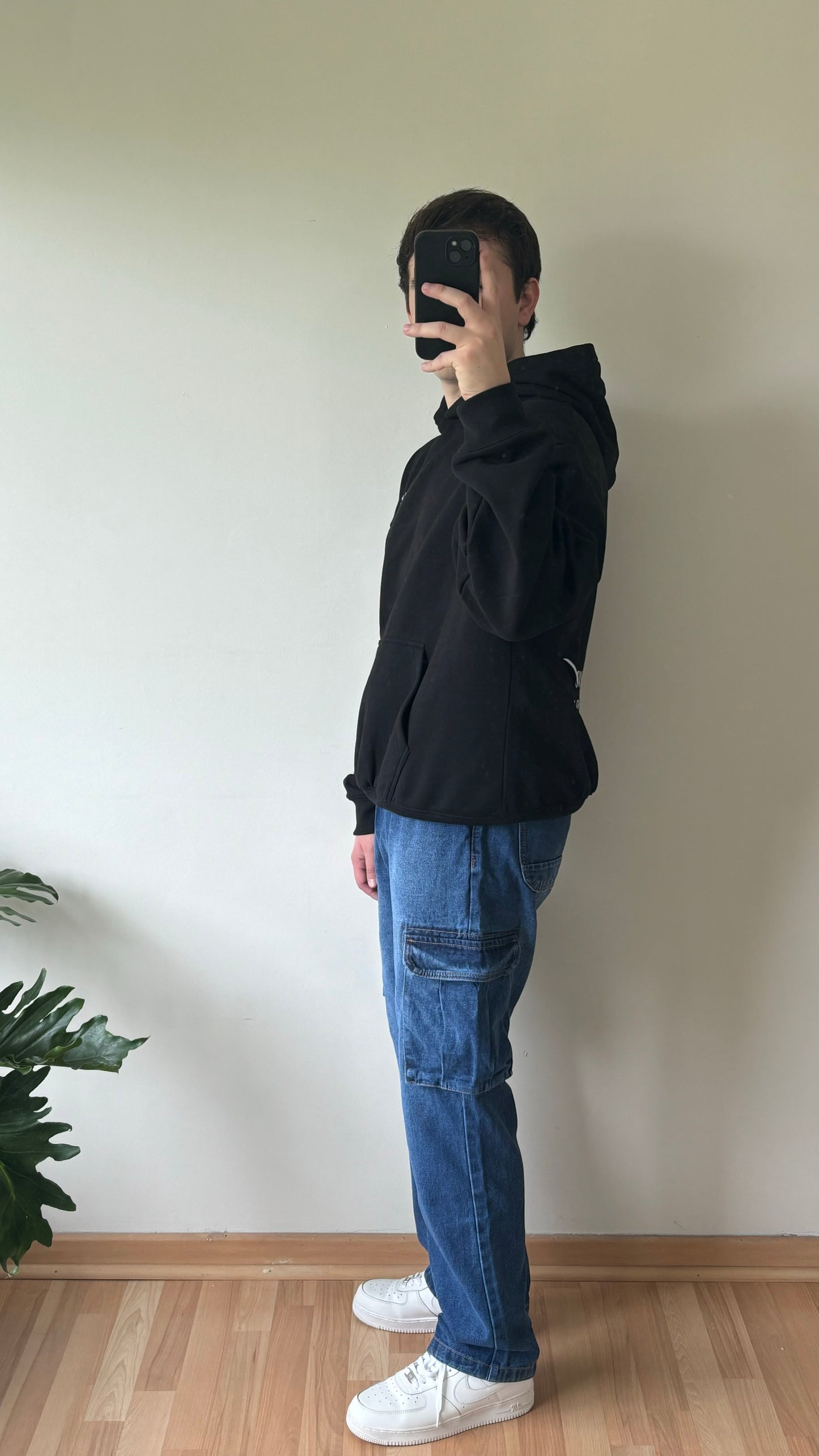 Jeans Cargo Azul Relaxed Fit