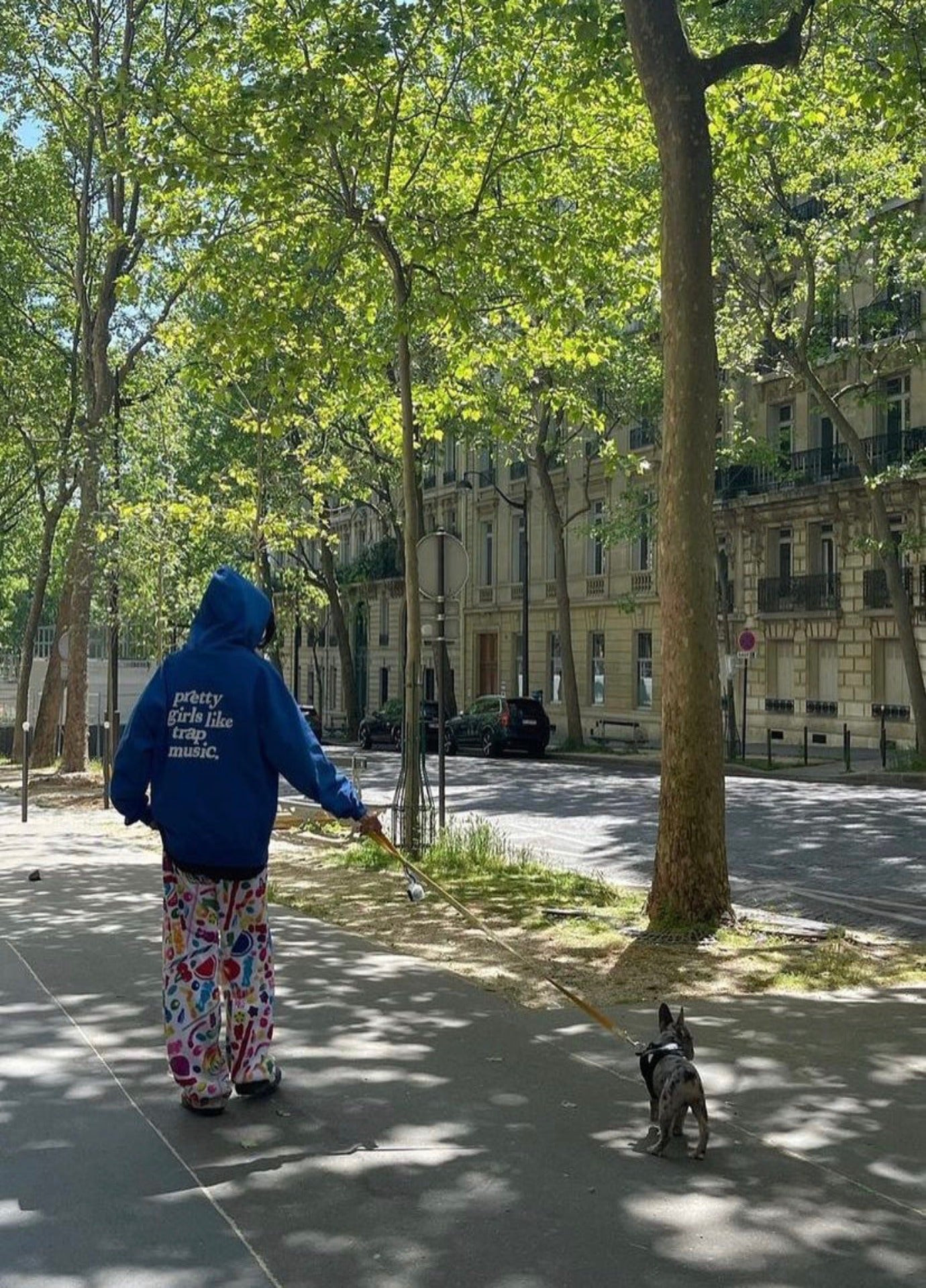 Hoodie Pretty Girls Like Trap Music Azul